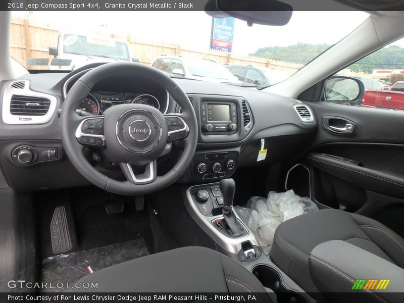 Granite Crystal Metallic / Black 2018 Jeep Compass Sport 4x4