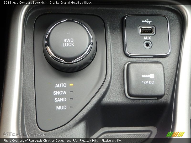 Granite Crystal Metallic / Black 2018 Jeep Compass Sport 4x4