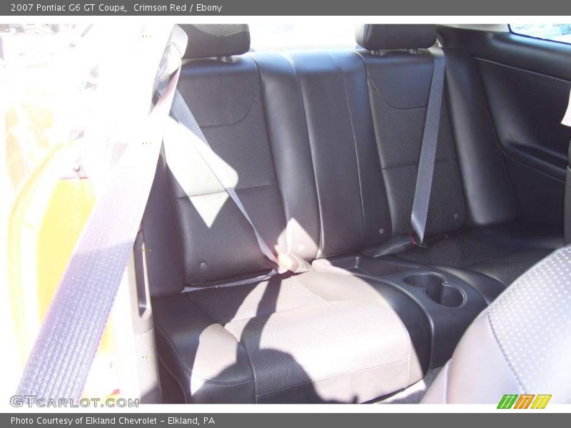 Crimson Red / Ebony 2007 Pontiac G6 GT Coupe