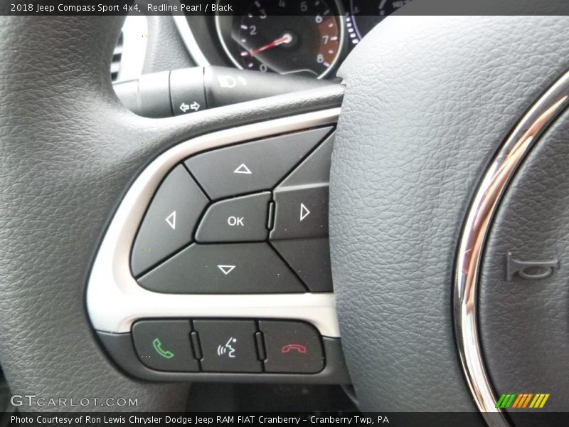 Redline Pearl / Black 2018 Jeep Compass Sport 4x4