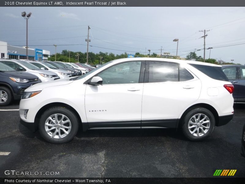 Iridescent Pearl Tricoat / Jet Black 2018 Chevrolet Equinox LT AWD