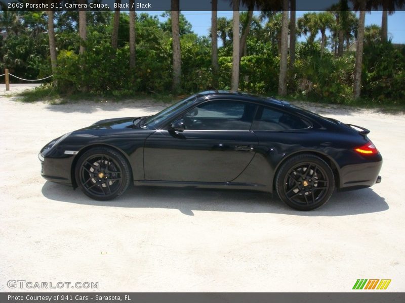 Black / Black 2009 Porsche 911 Carrera Coupe