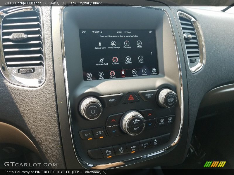 DB Black Crystal / Black 2018 Dodge Durango SXT AWD
