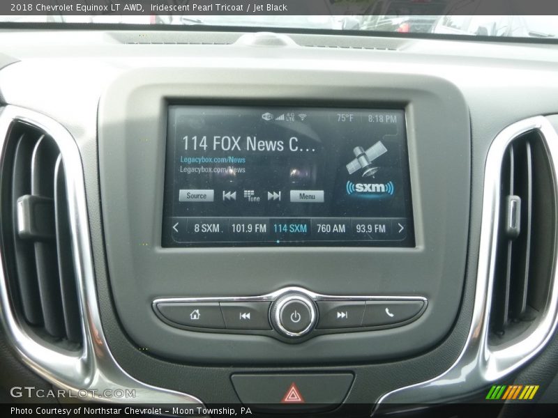 Iridescent Pearl Tricoat / Jet Black 2018 Chevrolet Equinox LT AWD