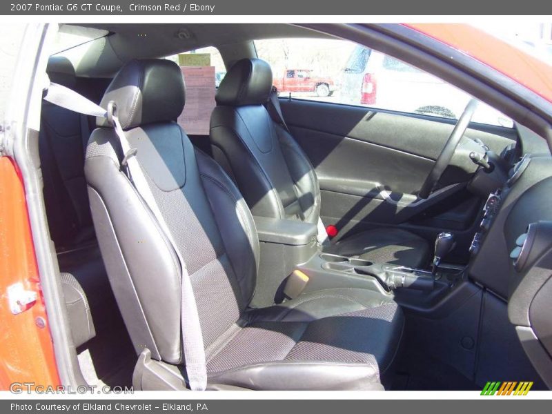 Crimson Red / Ebony 2007 Pontiac G6 GT Coupe