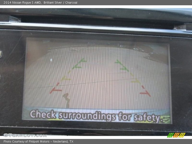 Brilliant Silver / Charcoal 2014 Nissan Rogue S AWD