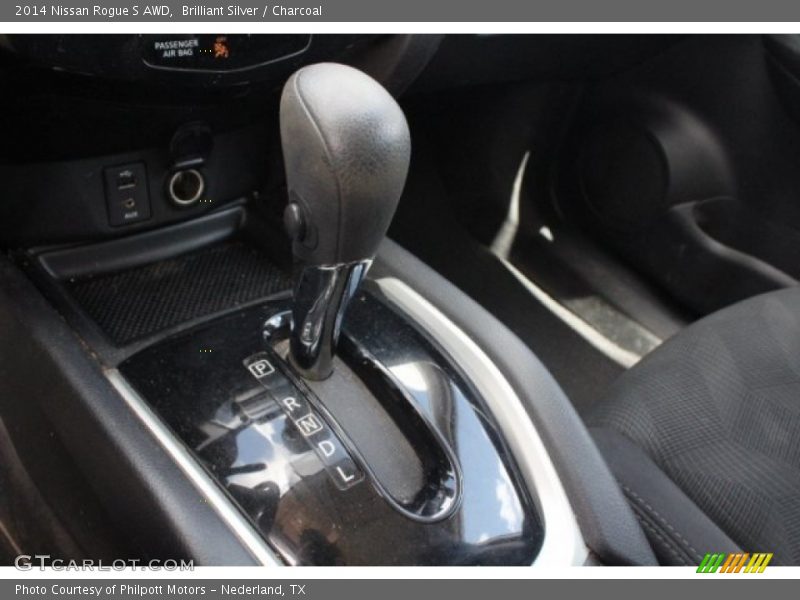 Brilliant Silver / Charcoal 2014 Nissan Rogue S AWD