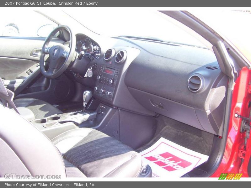 Crimson Red / Ebony 2007 Pontiac G6 GT Coupe