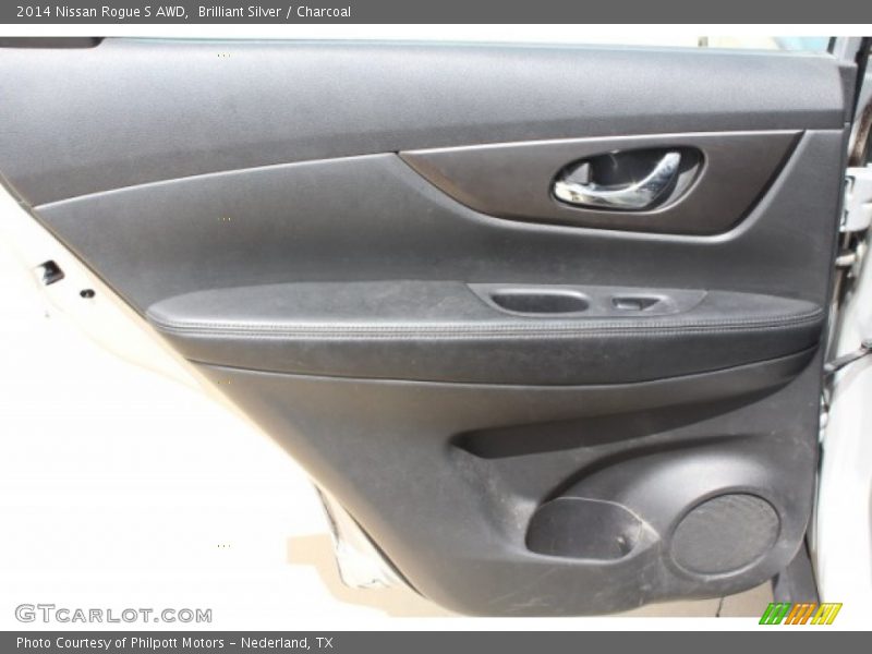 Brilliant Silver / Charcoal 2014 Nissan Rogue S AWD