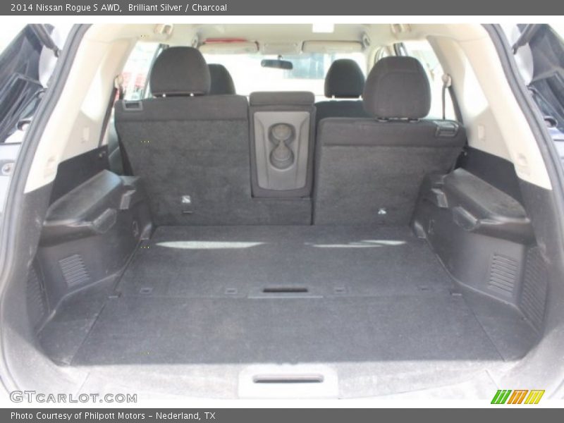 Brilliant Silver / Charcoal 2014 Nissan Rogue S AWD
