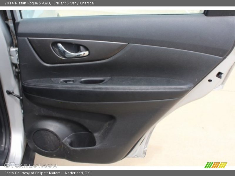 Brilliant Silver / Charcoal 2014 Nissan Rogue S AWD