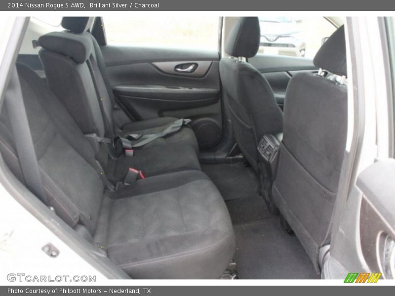 Brilliant Silver / Charcoal 2014 Nissan Rogue S AWD