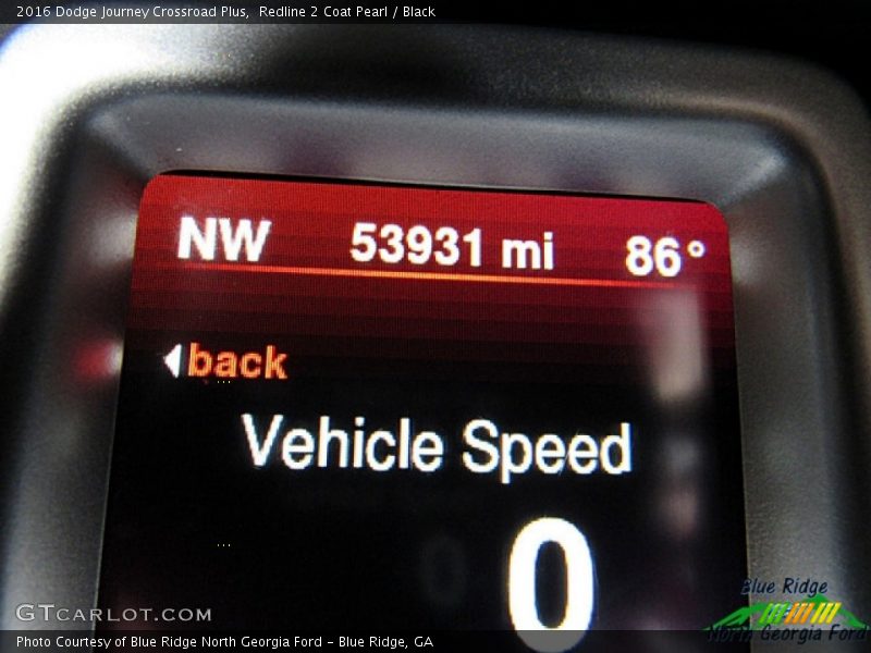 Redline 2 Coat Pearl / Black 2016 Dodge Journey Crossroad Plus