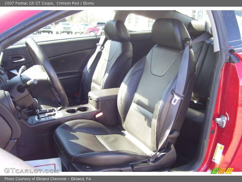 Crimson Red / Ebony 2007 Pontiac G6 GT Coupe