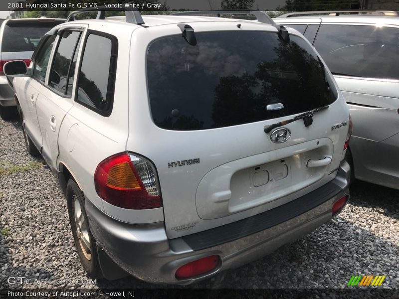Nordic White / Gray 2001 Hyundai Santa Fe GLS V6