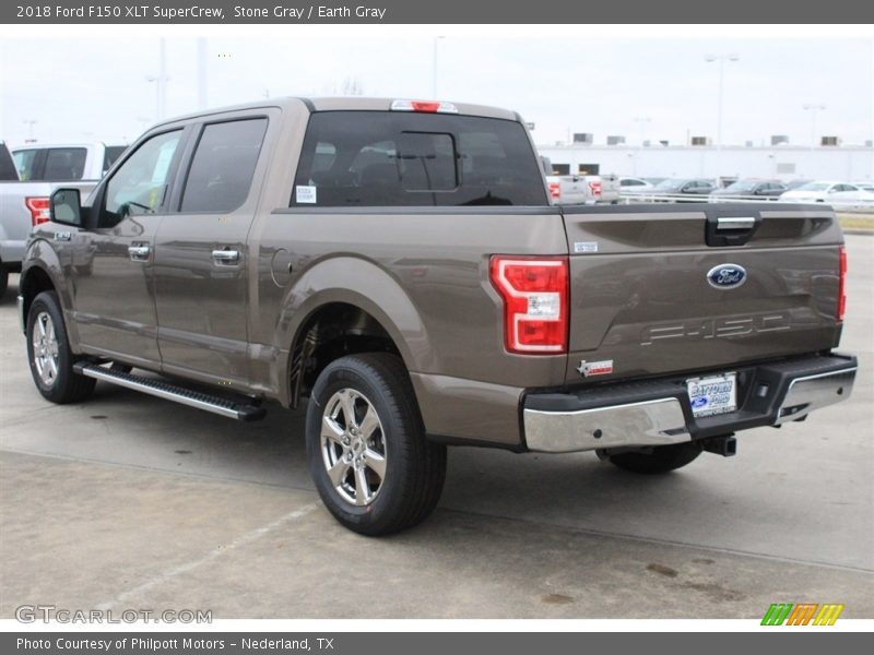 Stone Gray / Earth Gray 2018 Ford F150 XLT SuperCrew