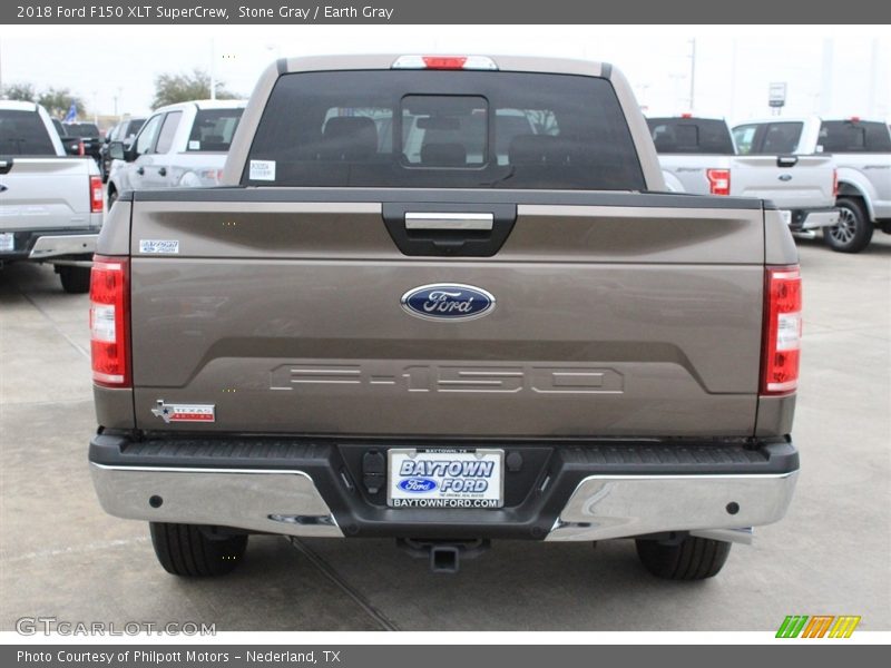 Stone Gray / Earth Gray 2018 Ford F150 XLT SuperCrew