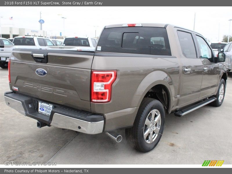 Stone Gray / Earth Gray 2018 Ford F150 XLT SuperCrew