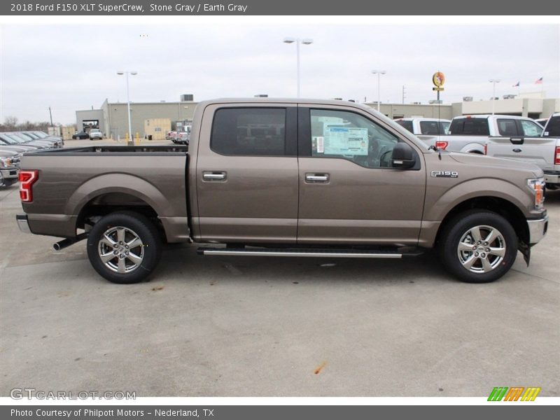 Stone Gray / Earth Gray 2018 Ford F150 XLT SuperCrew