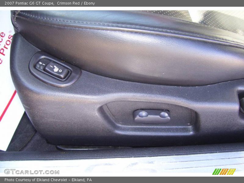Crimson Red / Ebony 2007 Pontiac G6 GT Coupe