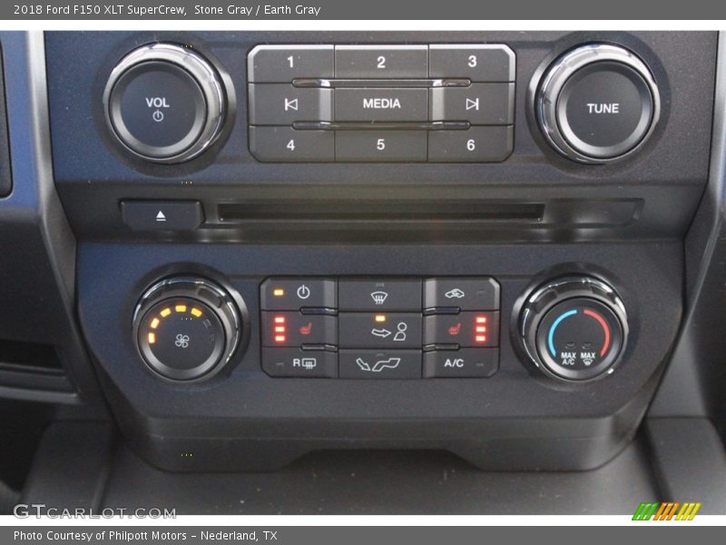 Stone Gray / Earth Gray 2018 Ford F150 XLT SuperCrew