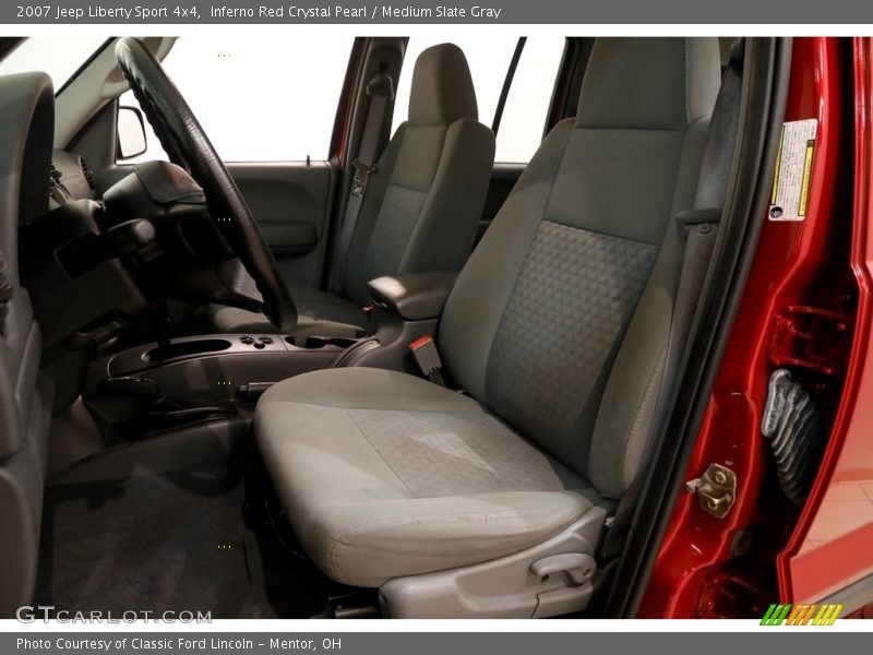 Inferno Red Crystal Pearl / Medium Slate Gray 2007 Jeep Liberty Sport 4x4