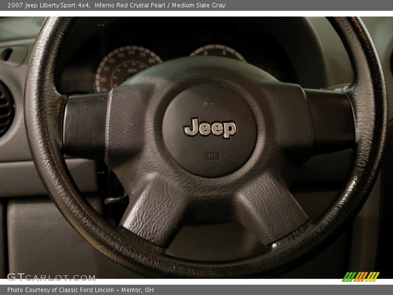 Inferno Red Crystal Pearl / Medium Slate Gray 2007 Jeep Liberty Sport 4x4