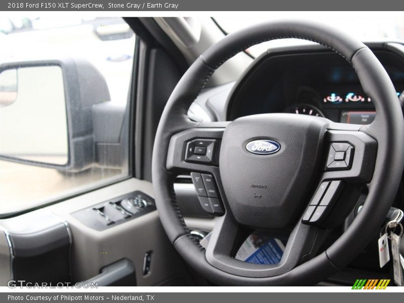 Stone Gray / Earth Gray 2018 Ford F150 XLT SuperCrew
