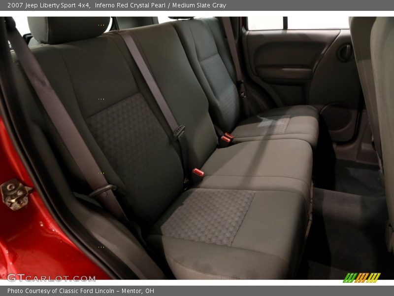 Inferno Red Crystal Pearl / Medium Slate Gray 2007 Jeep Liberty Sport 4x4