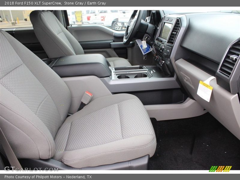 Stone Gray / Earth Gray 2018 Ford F150 XLT SuperCrew