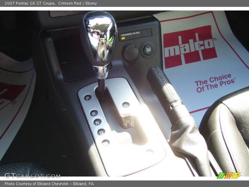 Crimson Red / Ebony 2007 Pontiac G6 GT Coupe