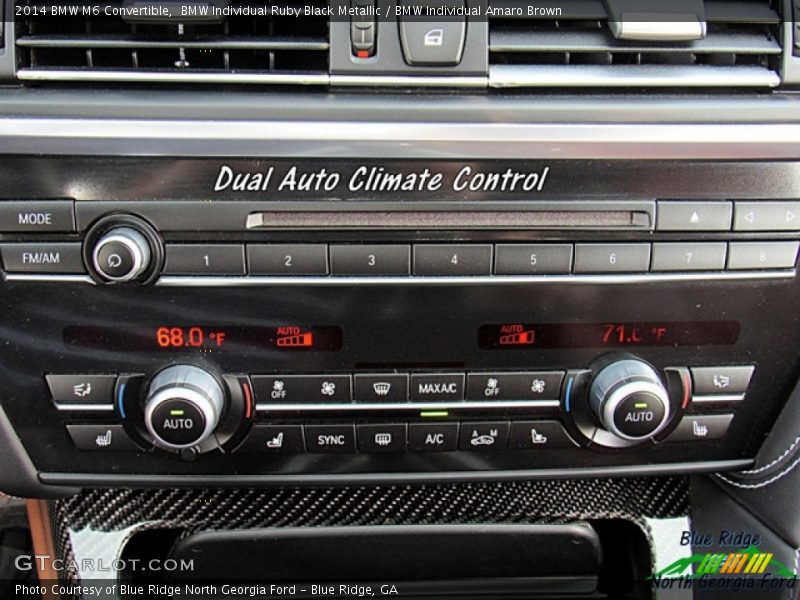 BMW Individual Ruby Black Metallic / BMW Individual Amaro Brown 2014 BMW M6 Convertible