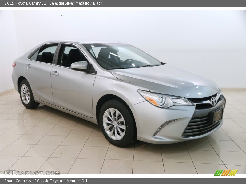 Celestial Silver Metallic / Black 2015 Toyota Camry LE