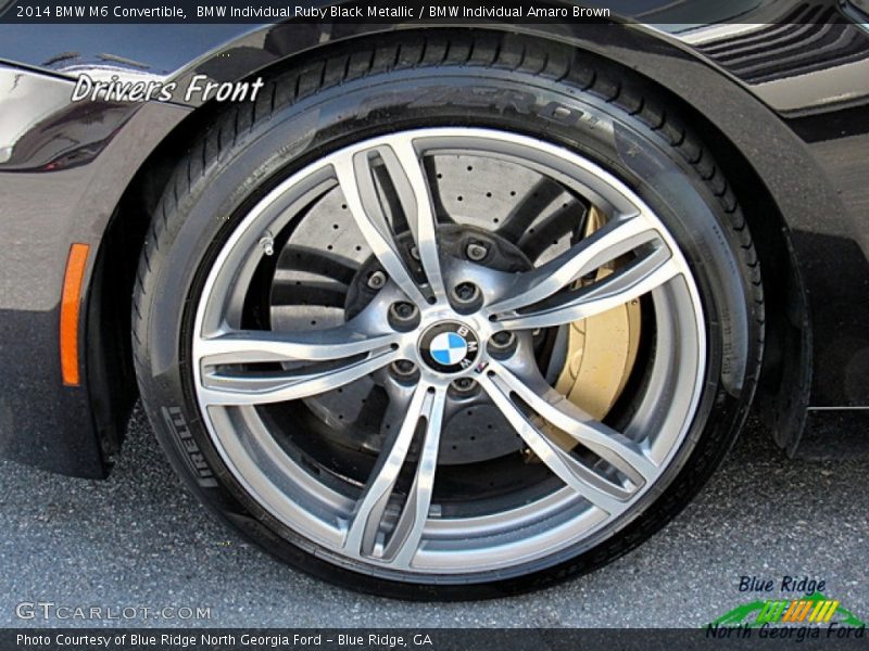 BMW Individual Ruby Black Metallic / BMW Individual Amaro Brown 2014 BMW M6 Convertible