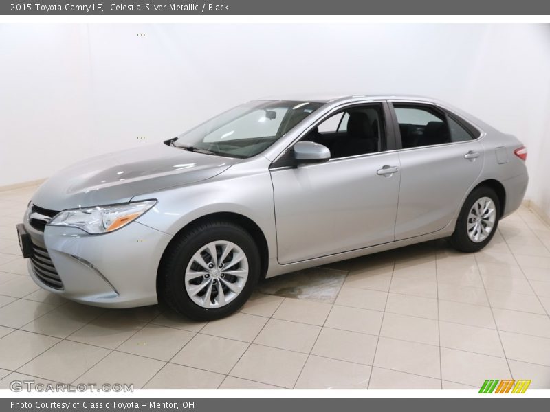 Celestial Silver Metallic / Black 2015 Toyota Camry LE