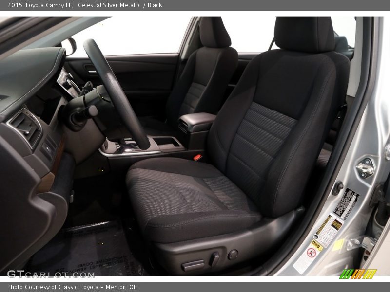 Celestial Silver Metallic / Black 2015 Toyota Camry LE
