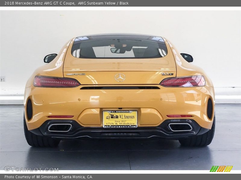 AMG Sunbeam Yellow / Black 2018 Mercedes-Benz AMG GT C Coupe