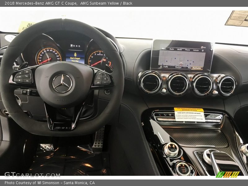 Dashboard of 2018 AMG GT C Coupe