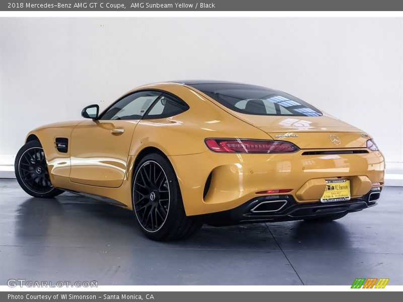AMG Sunbeam Yellow / Black 2018 Mercedes-Benz AMG GT C Coupe