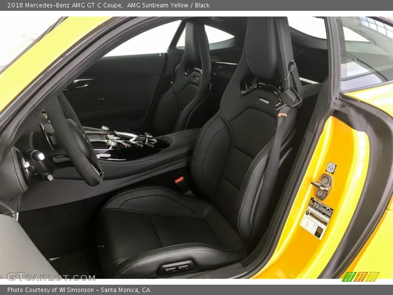AMG Sunbeam Yellow / Black 2018 Mercedes-Benz AMG GT C Coupe