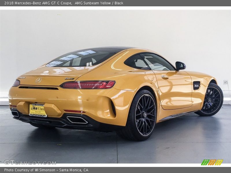 AMG Sunbeam Yellow / Black 2018 Mercedes-Benz AMG GT C Coupe