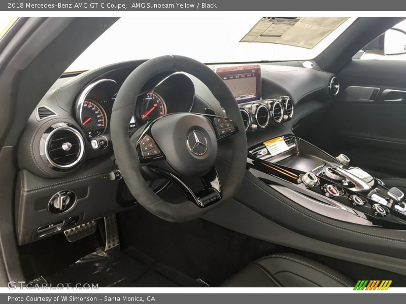 AMG Sunbeam Yellow / Black 2018 Mercedes-Benz AMG GT C Coupe
