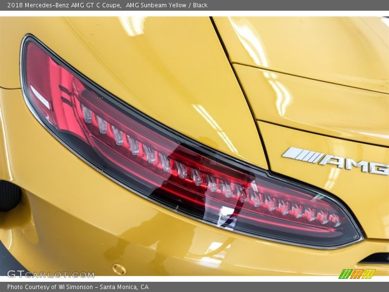 AMG Sunbeam Yellow / Black 2018 Mercedes-Benz AMG GT C Coupe