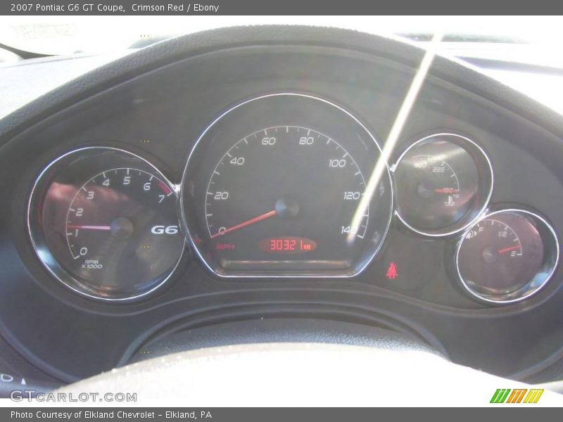 Crimson Red / Ebony 2007 Pontiac G6 GT Coupe