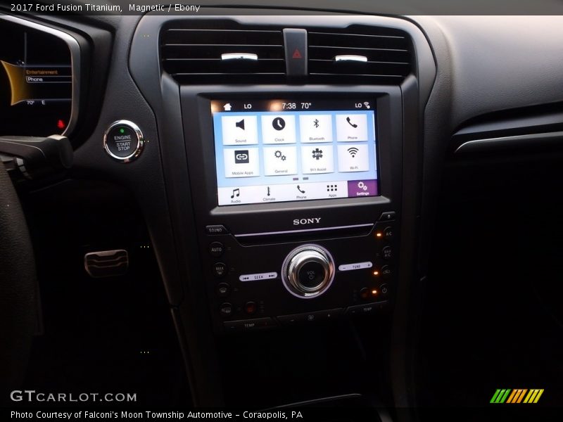 Magnetic / Ebony 2017 Ford Fusion Titanium