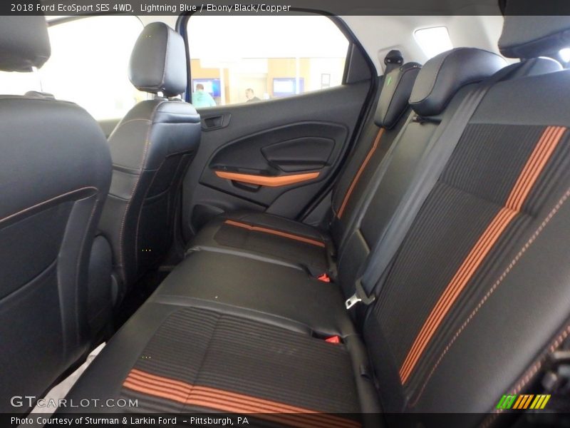 Lightning Blue / Ebony Black/Copper 2018 Ford EcoSport SES 4WD