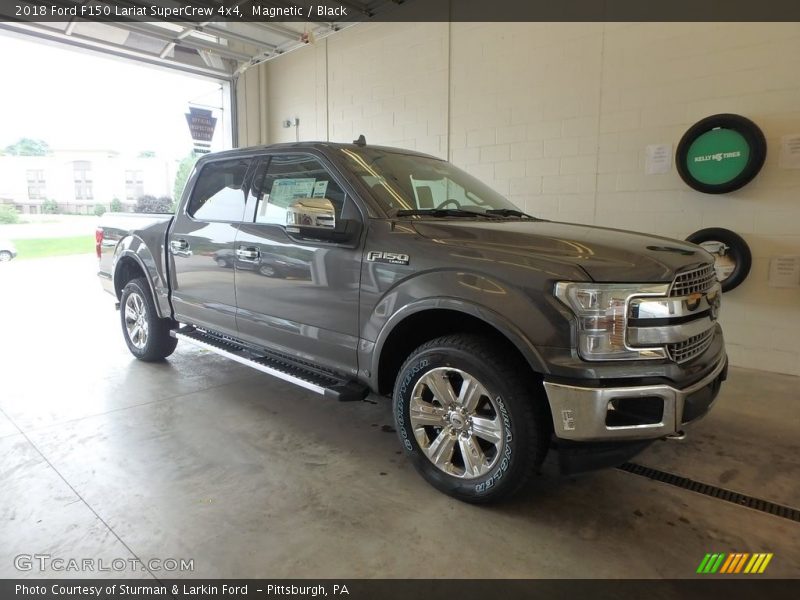 Magnetic / Black 2018 Ford F150 Lariat SuperCrew 4x4