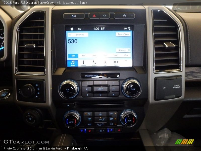 Magnetic / Black 2018 Ford F150 Lariat SuperCrew 4x4