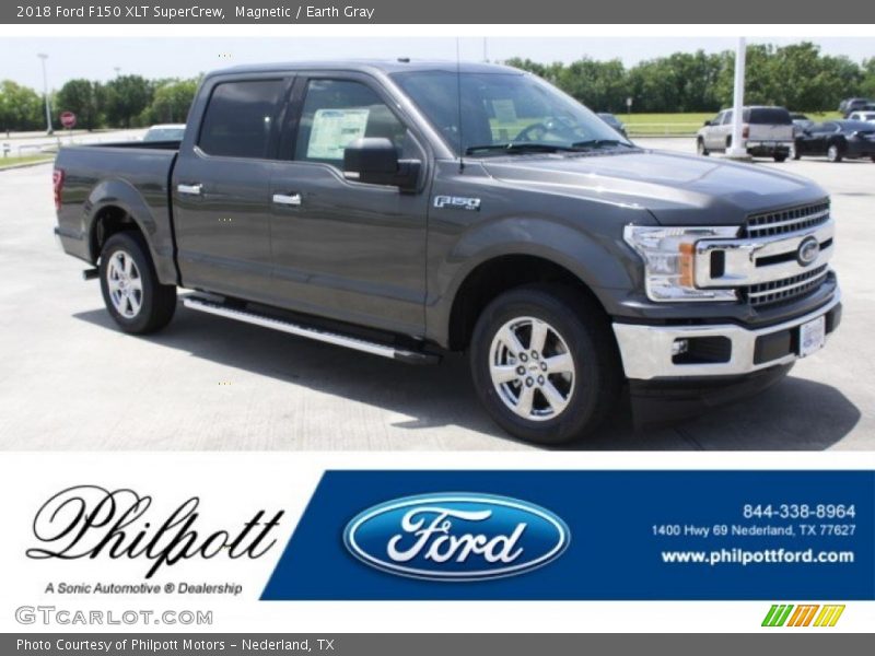 Magnetic / Earth Gray 2018 Ford F150 XLT SuperCrew