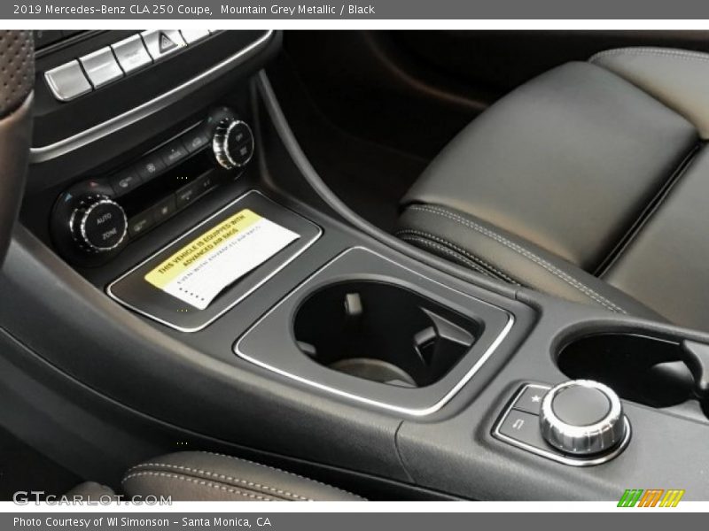 Mountain Grey Metallic / Black 2019 Mercedes-Benz CLA 250 Coupe